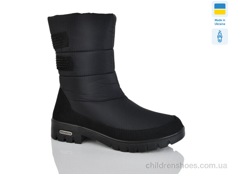 Дутики Progress 3410 чорний