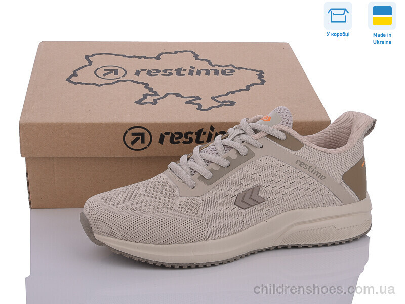 Кроссовки Restime AML24016 beige