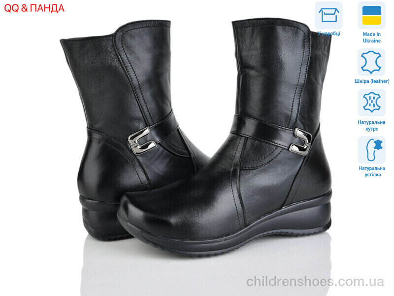 Ботинки DJUS SHOES 729 чорний