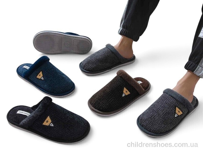 Тапки MU9714 mix Rai shoes / p. 40-45 / 12пар