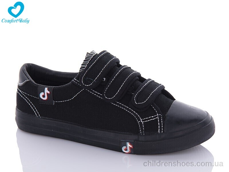 Кеды 289 чорн Comfort-baby / p. 36-39 / 5пар