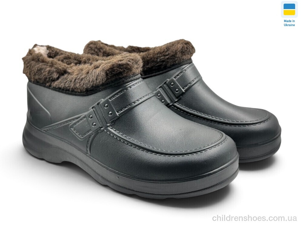 Галоши Паяс чорний Rai shoes / p. 41-46 / 8пар