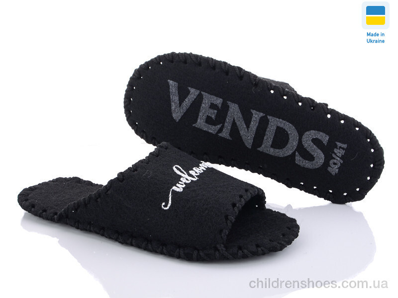 Тапки Vends 333 черный