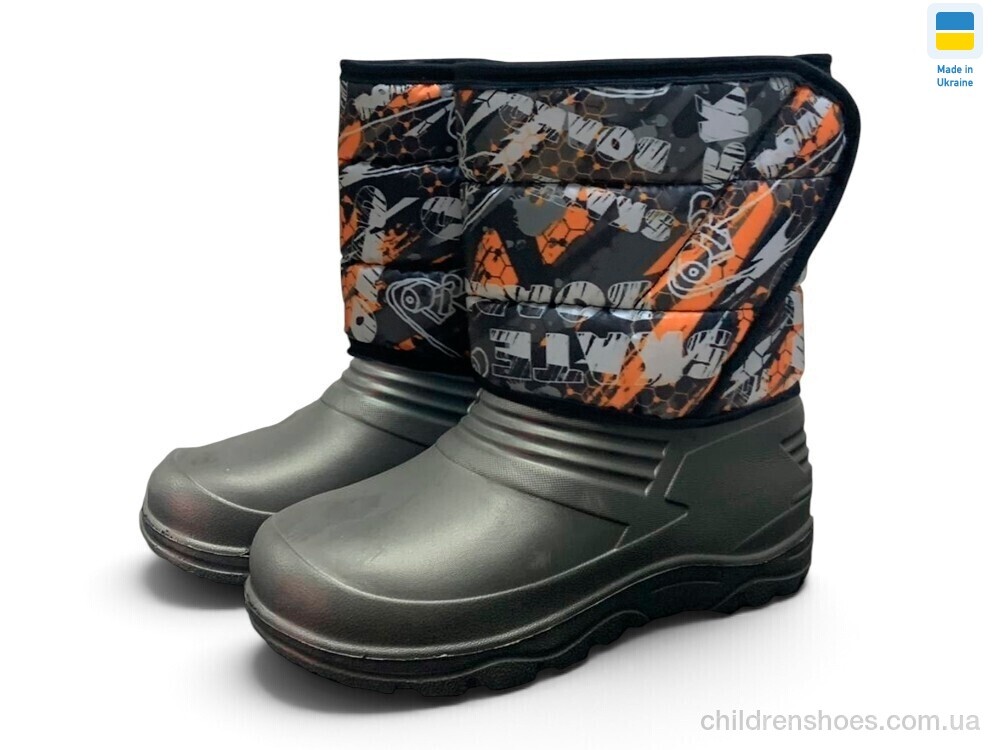 Сапоги из пены DC8-10 чорний Rai shoes / p. 28-37 / 8пар