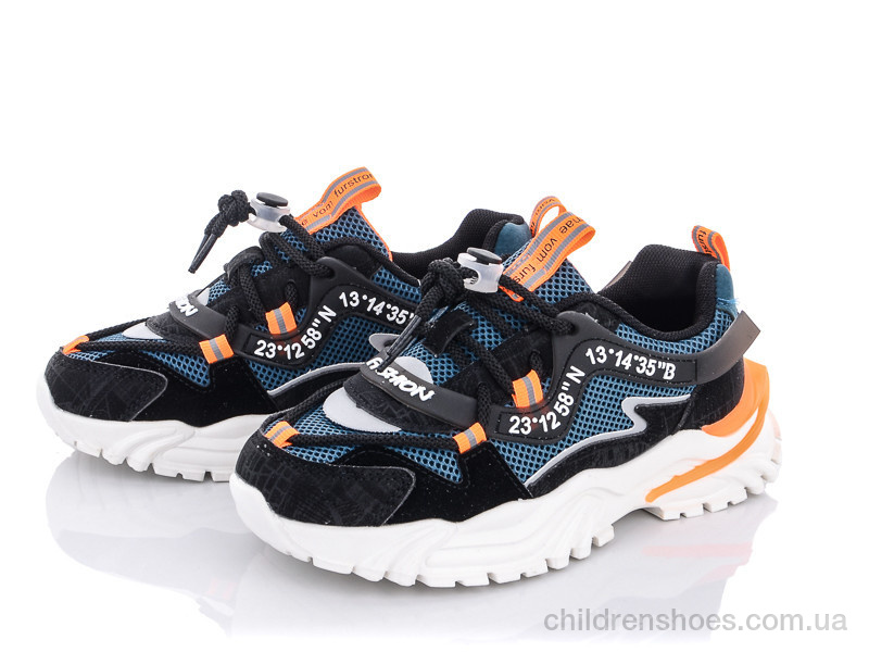 Кроссовки Angel G14-A2136 black-orange