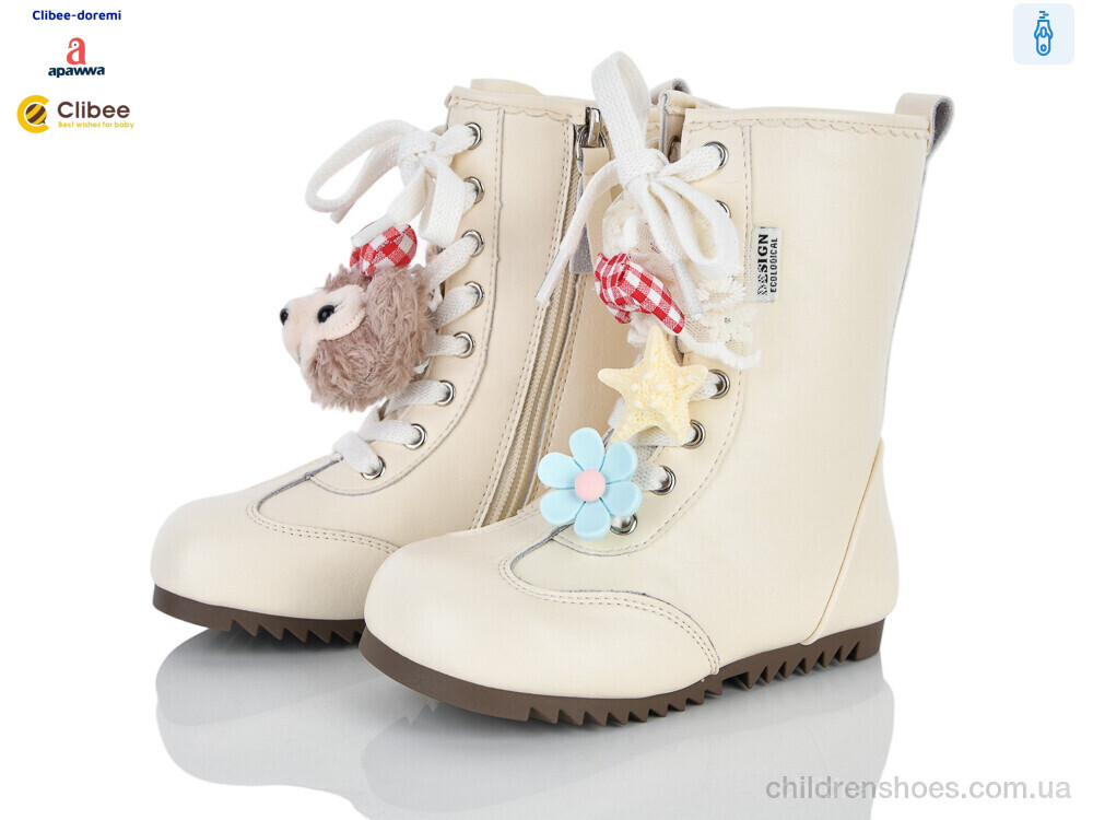 Сапоги A61196 beige фліс Clibee-Doremi / p. 27-33 / 7пар