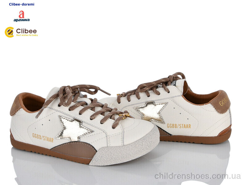 Кроссовки S2621020 beige-brown Clibee-Doremi / p. 31-37 / 7пар