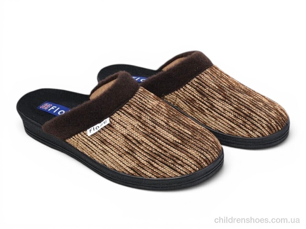 Тапки 74735720 св.коричневий Rai shoes / p. 36-41 / 6пар