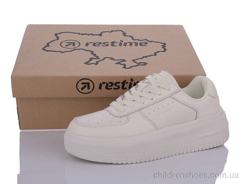 Кроссовки Restime HWB24067 beige