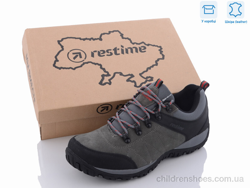 Кроссовки PMB23603 grey_black Restime / p. 41-45 / 8пар