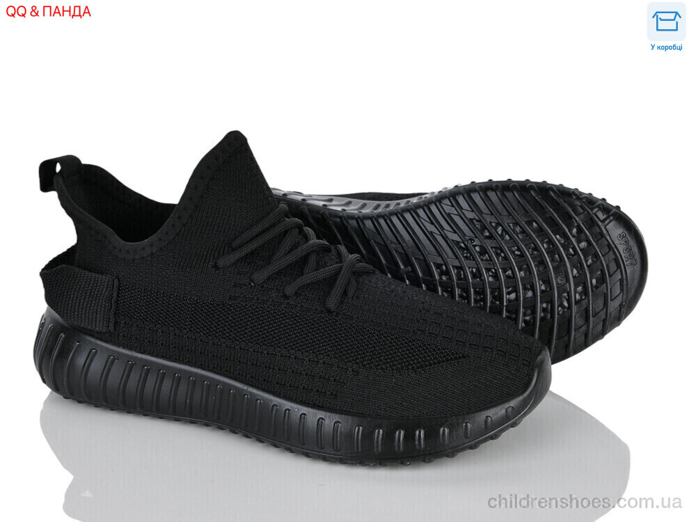 Кроссовки KB015-1 black QQ&Панда / p. 36-41 / 8пар