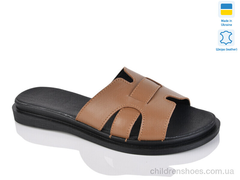Шлепки женские No brand 301 карамель к.