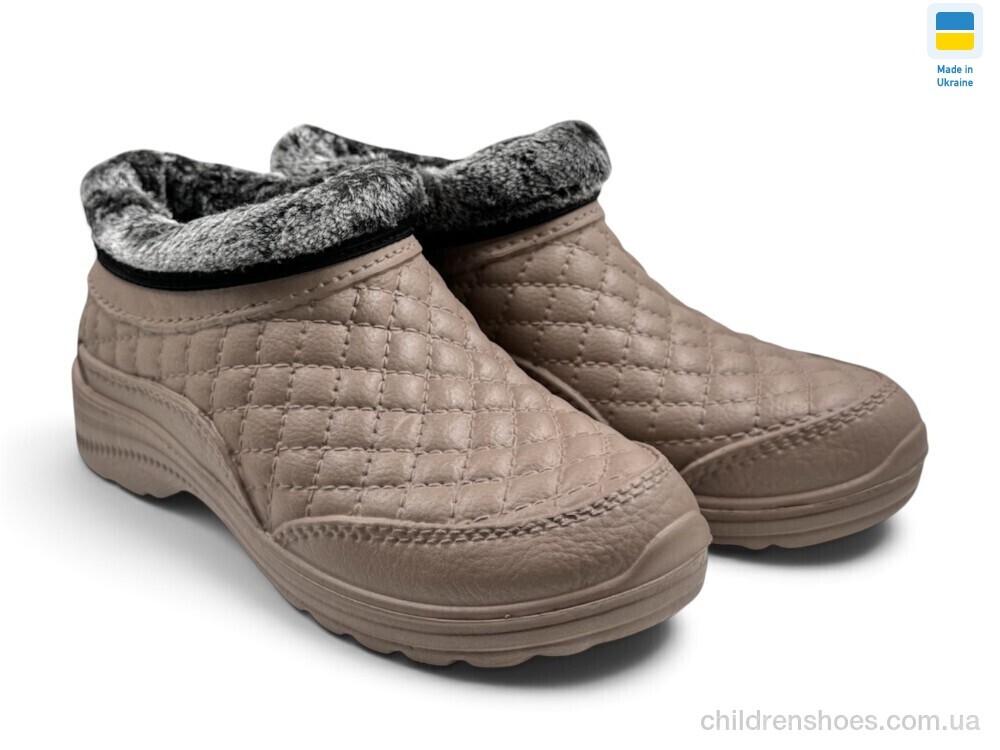 Галоши Б03 коричневий Rai shoes / p. 37-42 / 12пар