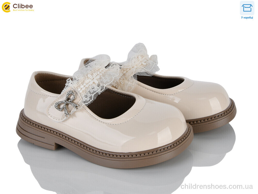 Туфли DA811-2 beige Clibee / p. 23-27 / 6пар
