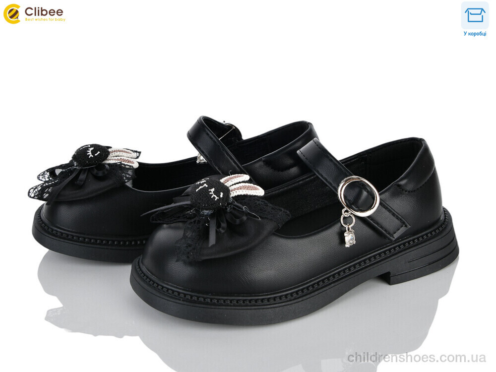 Туфли DB810-1 black Clibee / p. 26-31 / 6пар