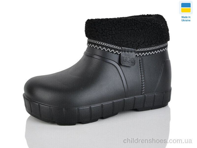 Галоши D43 чорний Lot Shoes / p. 37-41 / 6пар