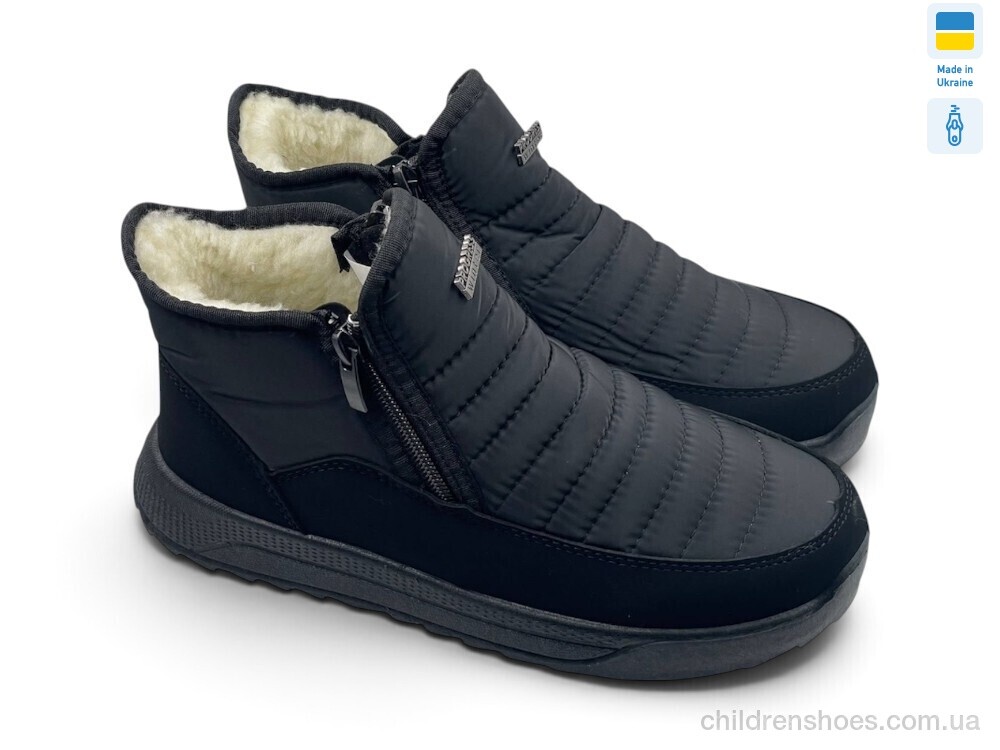 Ботинки 3703 чорний Rai shoes / p. 37-42 / 6пар