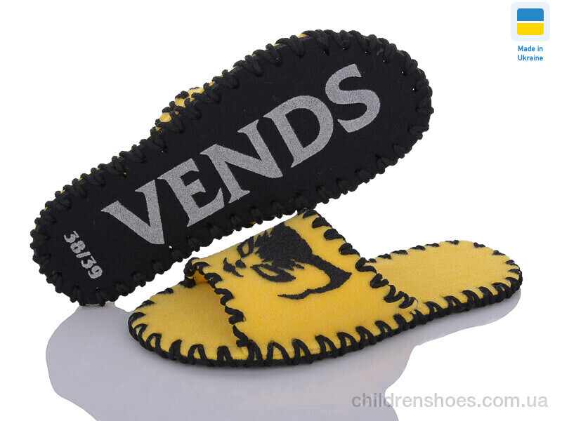 Тапки Vends 262W жовтий