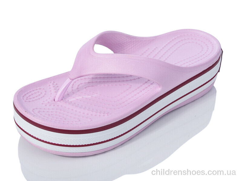 Шлепки N508 pink Inblue / p. 37-40 / 6пар