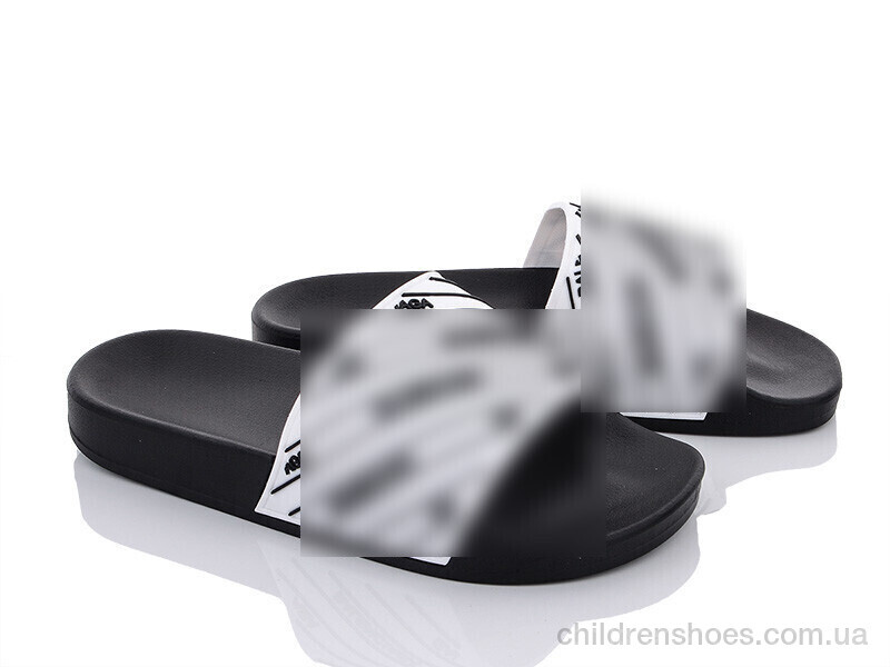 Шлепки женские Violeta only one Q115-L33-21 black-white