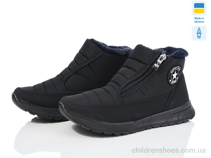 Дутики K&G ЖБ7 чорний