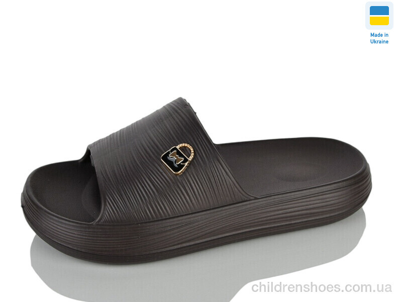 Шлепки N122 шоколад Lot Shoes / p. 36-41 / 6пар