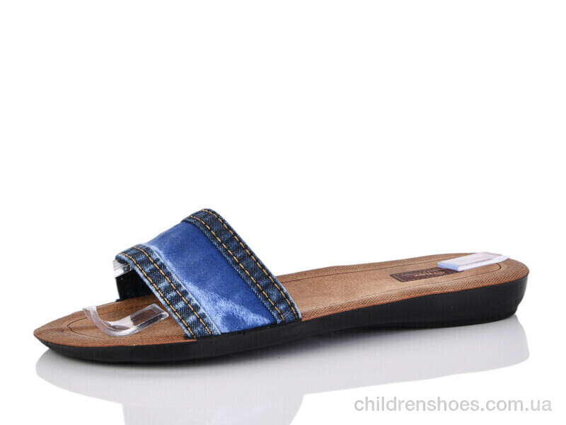 Шлепки женские Flex 0004-6 синій