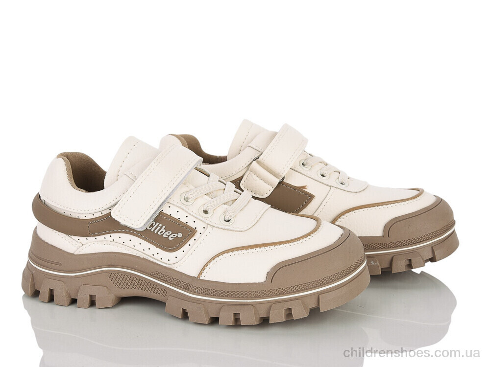 Кроссовки LC100 beige-khaki Clibee-ShoSho / p. 32-37 / 6пар