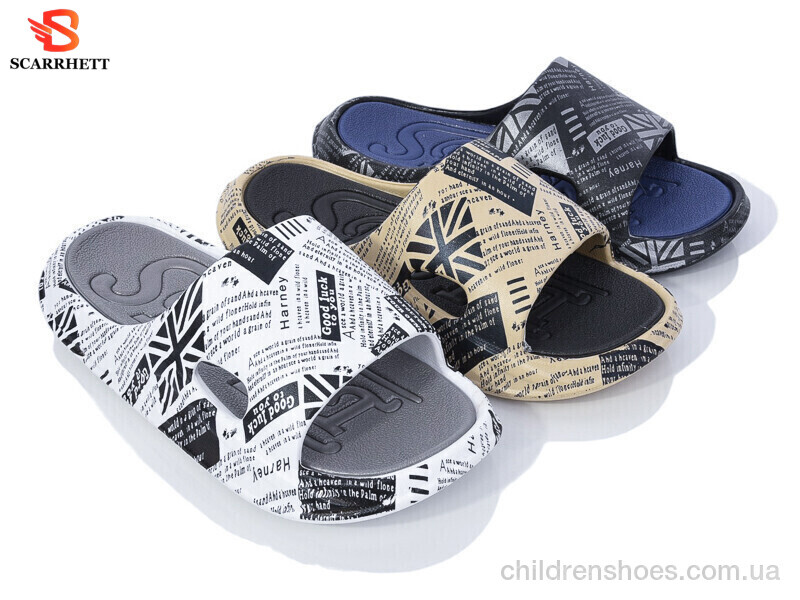 Шлепки No brand 3183-4 mix