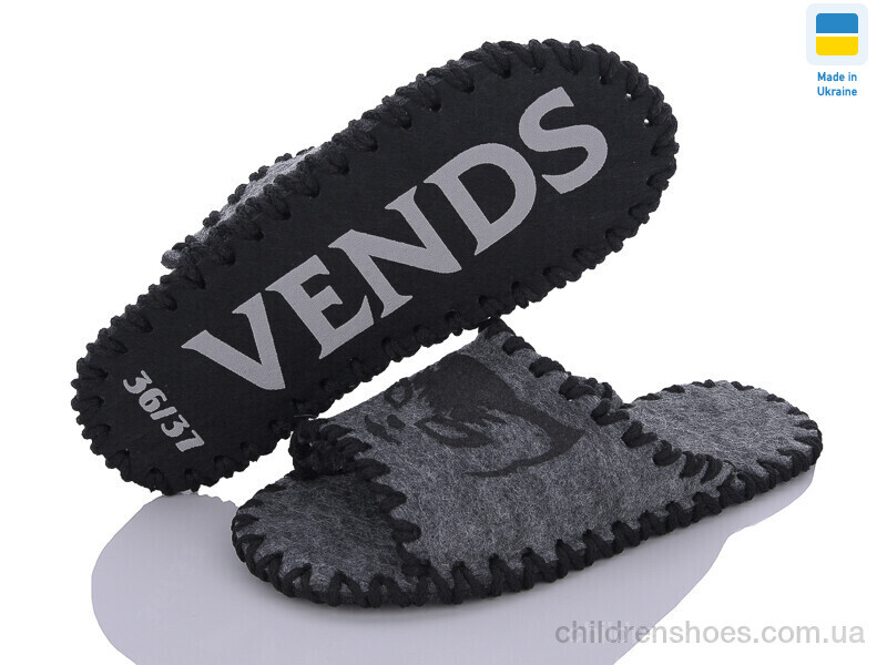 Тапки Vends 262 сірий