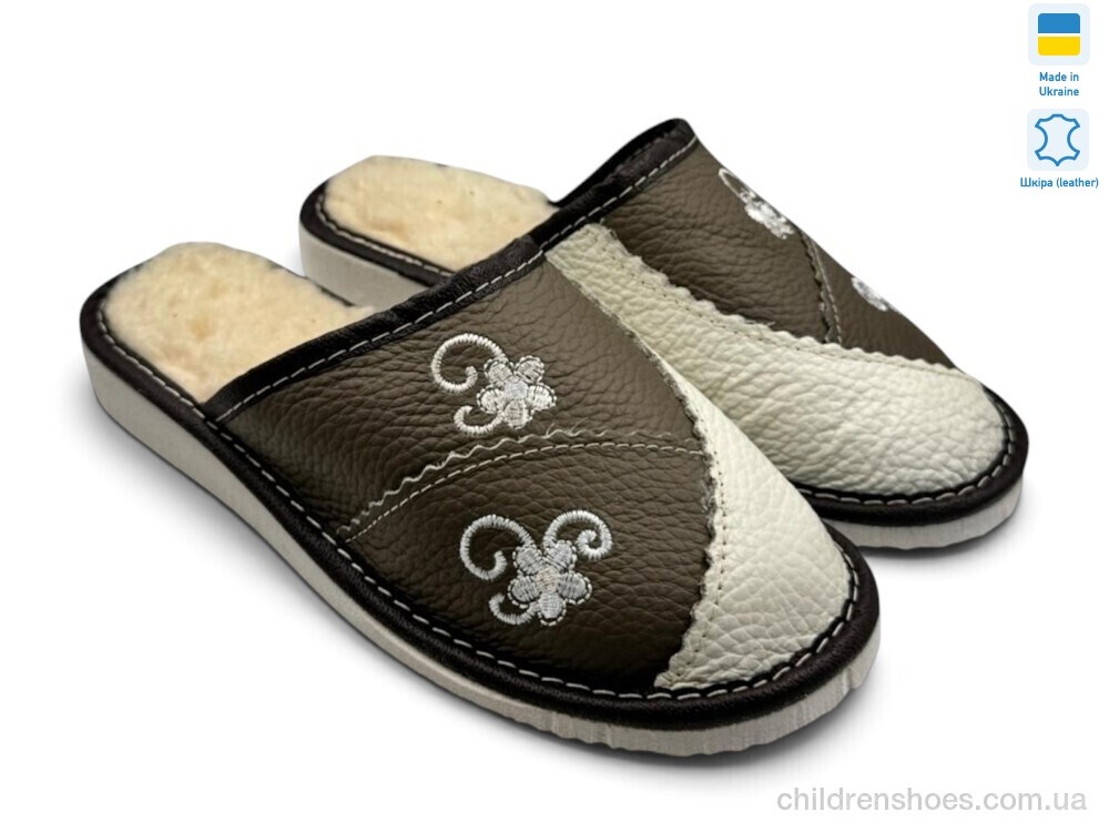 Тапки Тапмал 001 шоколад Rai shoes / p. 36-41 / 6пар