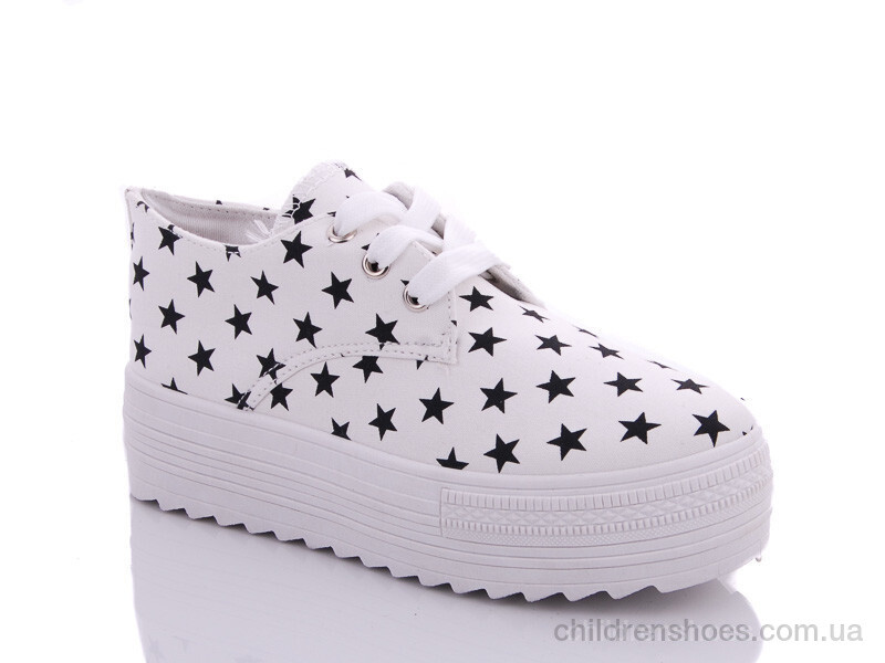 Слипоны Beatiful sister 501 белая звезда