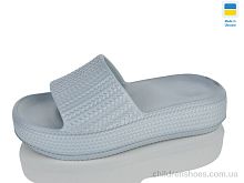Шлепки N78 сіро-блакитний Lot Shoes / p. 36-41 / 8пар