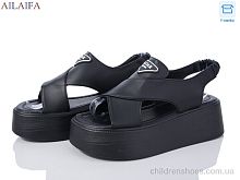 Босоножки 8032 black Ailaifa / p. 36-41 / 8пар