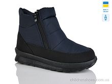 Ботинки 114 синій однотон. Selena / p. 37-41 / 8пар