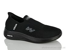 Кроссовки 45-408 black Violeta / p. 41-45 / 8пар