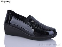Туфли 795 black Minghong / p. 37-42 / 6пар