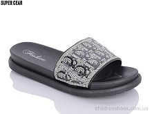 Шлепки S888 black Super Gear / p. 36-41 / 6пар