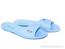 Шлепки 107 голубой Slippers / p. 36-41 / 10пар