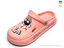 Кроксы L108 персик Rai shoes / p. 37-40 / 8пар
