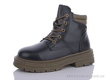 Ботинки 2290 black Xifa / p. 36-41 / 8пар