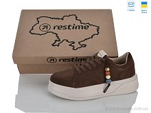 Кроссовки AW026809 brown Restime / p. 36-40 / 8пар
