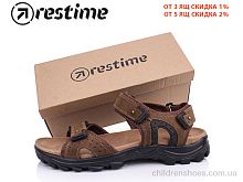 Сандалии NML19114 l.brown Restime / p. 40-45 / 8пар