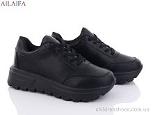 Кроссовки 2385 all black Ailaifa / p. 36-41 / 6пар