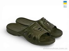 Шлепки T117 хакі Rai shoes / p. 36-41 / 8пар