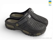 Кроксы CM118 чорний Rai shoes / p. 41-45 / 6пар