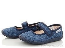 Тапки Сад без вышивки голубой Slippers / p. 23-27 / 6пар