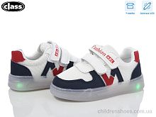 Кроссовки 10-1 navy LED Wei Wei-Class / p. 26-30 / 10пар