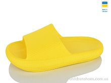 Шлепки N023 жовтий Lot Shoes / p. 30-35 / 6пар