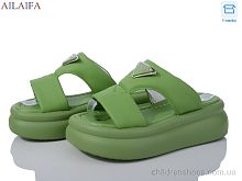Шлепки 8010 green Ailaifa / p. 36-41 / 8пар